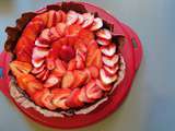 Tarte fraises-chocolat