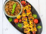 Brochettes de poulet chermoula