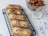 Financiers à la noisette et aux pépites de chocolat