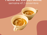 Menu semaine 47 / novembre