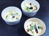 Oeuf cocotte magret fumé et champignons