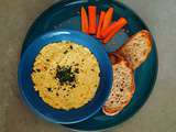 Rillettes de poulet au curry et lentilles corail