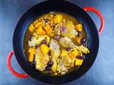 Tajine de poulet aux citrons confits et patates douces