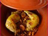 Tajine poulet amande miel