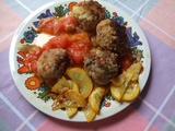 Boulettes de pommes de terre à la viande