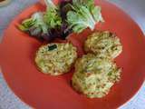 Croquettes de riz aux courgettes