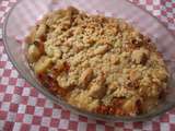 Crumble aux bananes et raisins secs