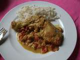 Curry de poulet au yaourt et noix de cajou