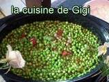 Gigi a testé...les petits pois à la tomate