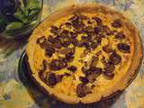 Quiche au potiron et aux champignons