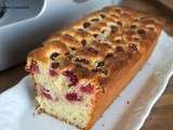 Cake aux framboises et au citron vert