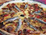 Quiche aux poivrons et aux anchois