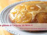 Gâteau à l'ananas de Mme k