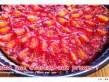  Tarte  aux prunes, sans gluten, sans lait, sans oeufs,