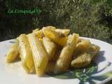 Penne au pesto de câpres et amandes