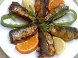 Sardines et merlans frits