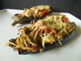 Aubergines farcies au thon