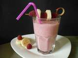 Smoothie banane & framboise