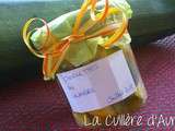 Conserve de courgettes au vinaigre