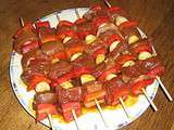 Brochettes de magret de canard