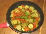 Poêlée de courgettes et tomates