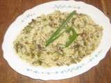 Risotto aux légumes et vin blanc