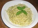 Spaghettis au pesto