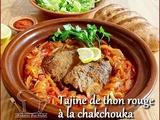 Tajine de thon rouge à la chekchouka