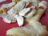 Aiguillettes de poulet aux poires