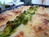 Gratin courgettes- ravioles - chèvre