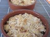 Crumble pommes/poires au beurre salé