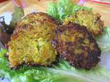 Galettes de quinoa aux légumes