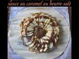 Galette des rois pommes - sauce caramel au beurre salé