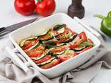 Gratin de légumes d’été (courgette, aubergine, tomate)