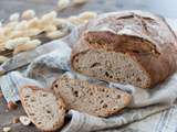 Pain au levain aux noisettes