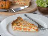 Quiche carottes et courge