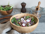 Salade de riz aux lentilles