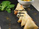 Vos recettes préférées en 2015