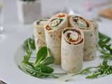 Wrap aux légumes et pecorino