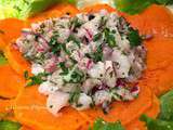 Ceviche de cabillaud