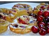 Mini clafoutis cerises pistache