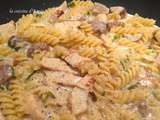 One pot pasta poulet rôti cèpes