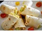 Wraps de poulet au curry