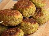 Croquettes de poivron vert, courgette et flocons d'avoine (avec ou sans Cook'in)