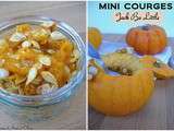 Mini courges farcies aux panais et aux girolles * Jack Be Little