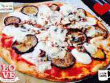 Pizza Aubergines, Bleu et Noix