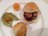 Mini burger foie gras