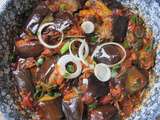 Aubergines au curry