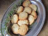 Biscuits apéritif au chèvre & au romarin