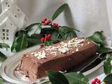 Bûche (ou plutôt poutre) de Noël aux marrons & aux meringues